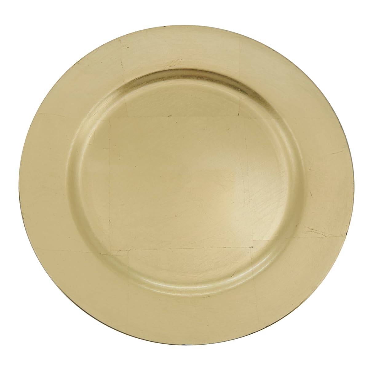 Fennco Styles Classic Rustic Deisgn Holiday Decorative Charger Plates 13" Round, Set of 4