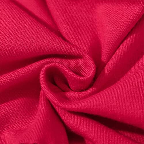 stylesilove Infant Baby Girls Long Sleeve Valentine's Day Glitter Love Heart Tulle Plaid Ruffle Dress & Headband 2pcs Outfit