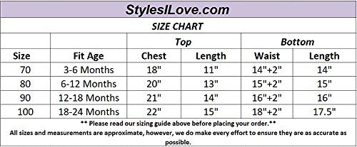 stylesilove Infant Baby Holiday ELF Size Cotton Top and Pants 2 pcs Outfit Set