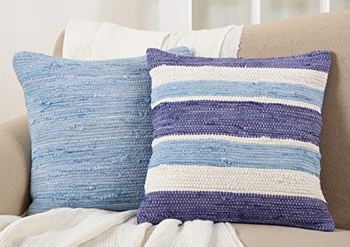 Fennco Styles Amalfi Collection Rustic Tasseled Chindi 100% Pure Cotton Home Décor – Variety Colors Home Décor for Banquets, Dinner Parties, Special Events and Home Décor
