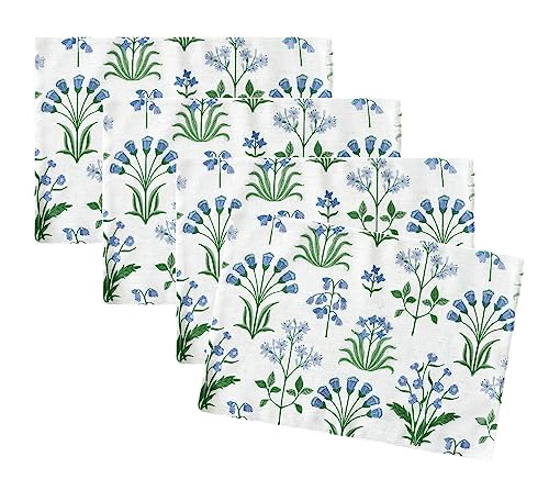 Fennco Styles Floral Print Design Everyday Table Runner 13" W x 71" L - Summer Flower Table Cover for Home Décor, Dining Table, Banquet, Holiday and Family Gatherings