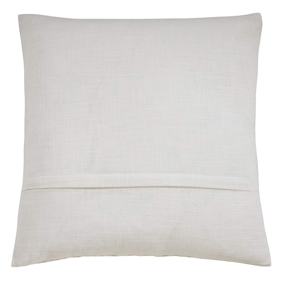 Fennco Styles Distressed Metallic Foil Design Cotton Throw Pillow - Gold Throw Pillow for Couch, Living Room and Bedroom Décor