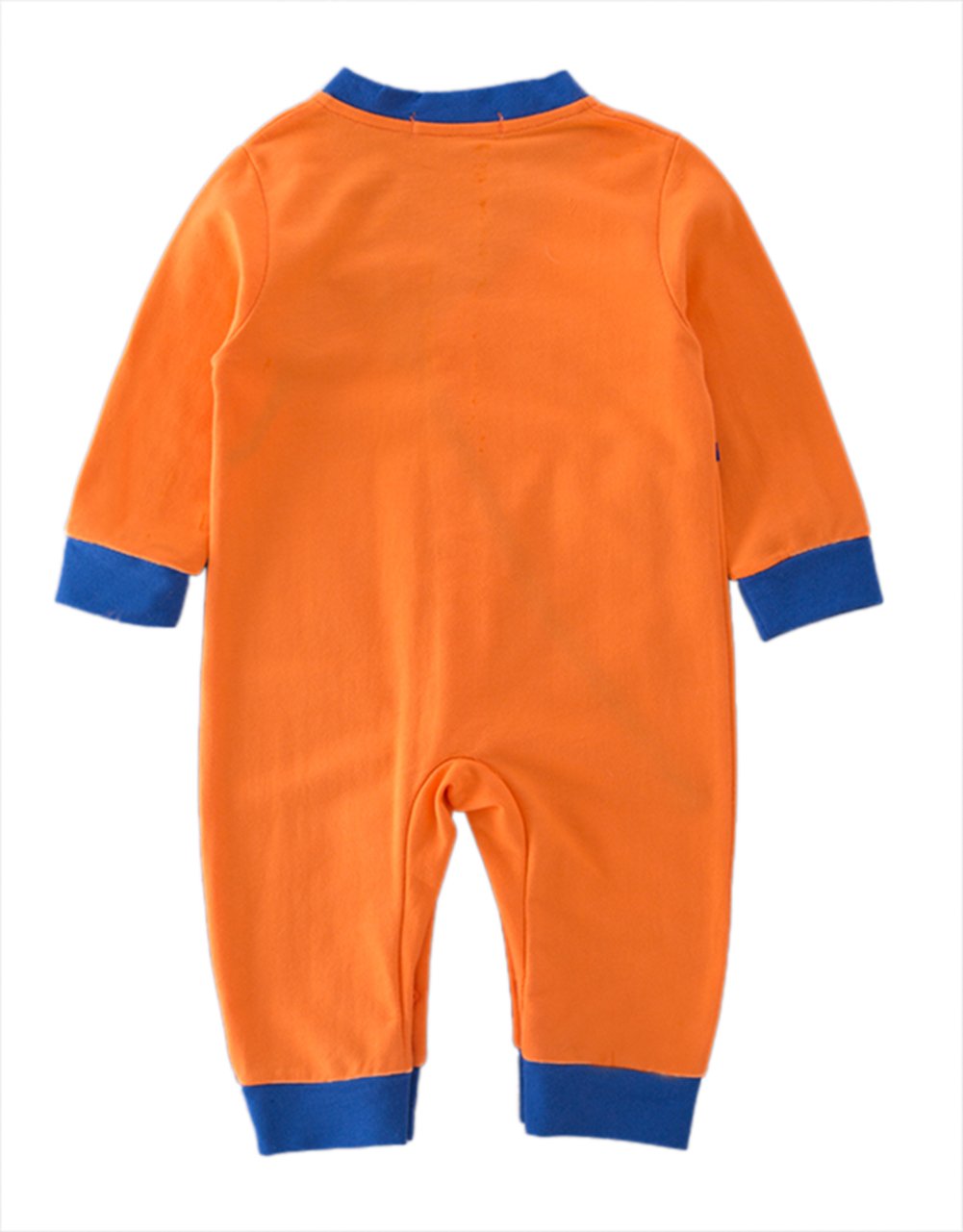 stylesilove Baby Toddler Boys Asian Inspired Long Sleeves Costume Romper