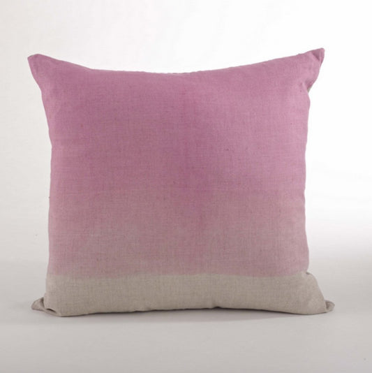 Fennco Styles Maratea Ombre Down Filled Throw Pillow, 20-inch Square, 2 Colors (Sorbet)