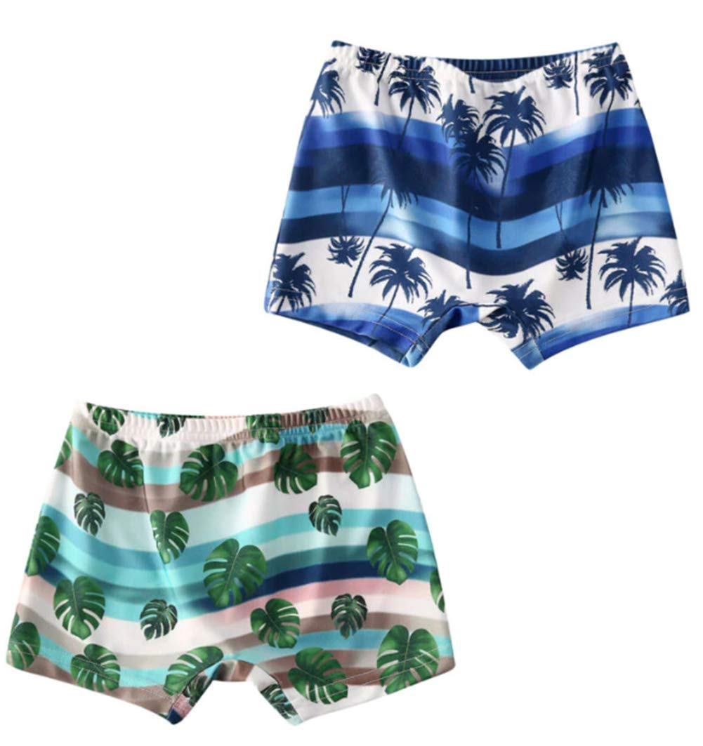 Styles I Love Baby Toddler Boys Tropical Print Swim Shorts Bathing Suit Beach Pool Boy Swim Trunks