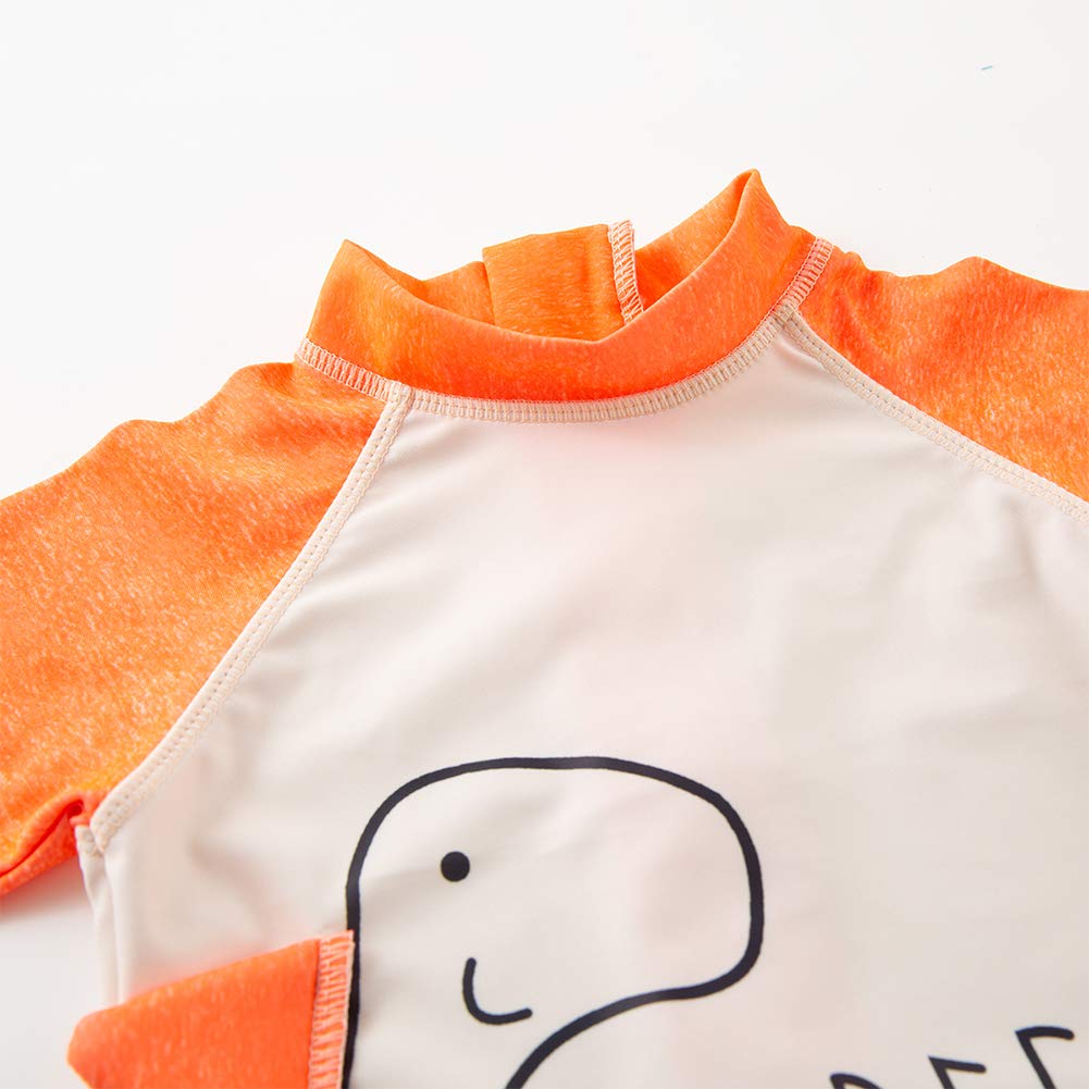 Styles I Love Kid Boys Dinosaur One-Piece Short Sleeve Zipper Rash Guard with Swim Hat 2pcs Swimsuit Beach Bathing Suit