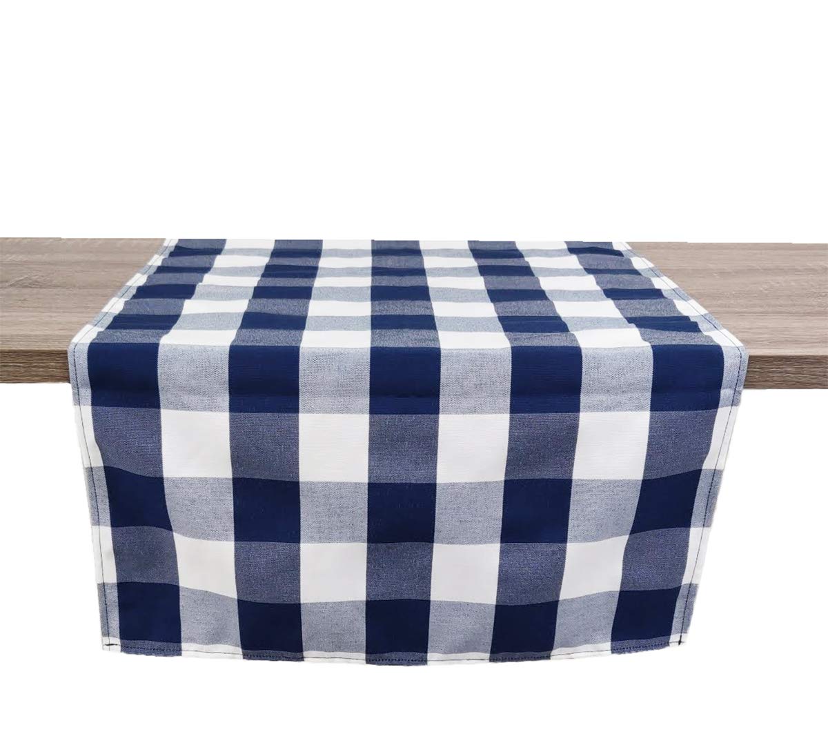 Fennco Styles Buffalo Check Design Table Runner - Handmade in USA - Plaid Rustic Table Cover for Everyday Use, Banquet, Holiday, Family Gathering and Special Occasion