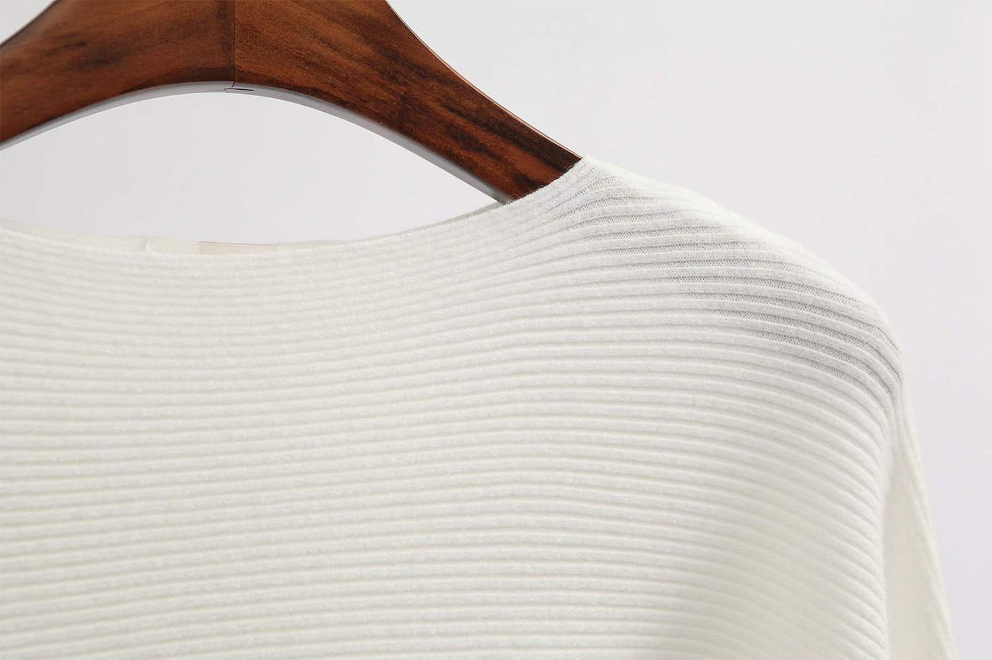 Styles I Love Women Autumn Winter Boat Neck Batwing Sleeve Pullover Knitted Sweater Long Sleeve Loose Top