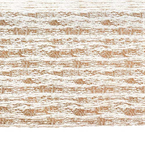 Fennco Styles Brushed Metallic Foil Collection Glamorous Faux Fur Home Décorr – Metallic Color Home Decoration for Christmas Dinner, Family Gathering, Special Events and Home Décor