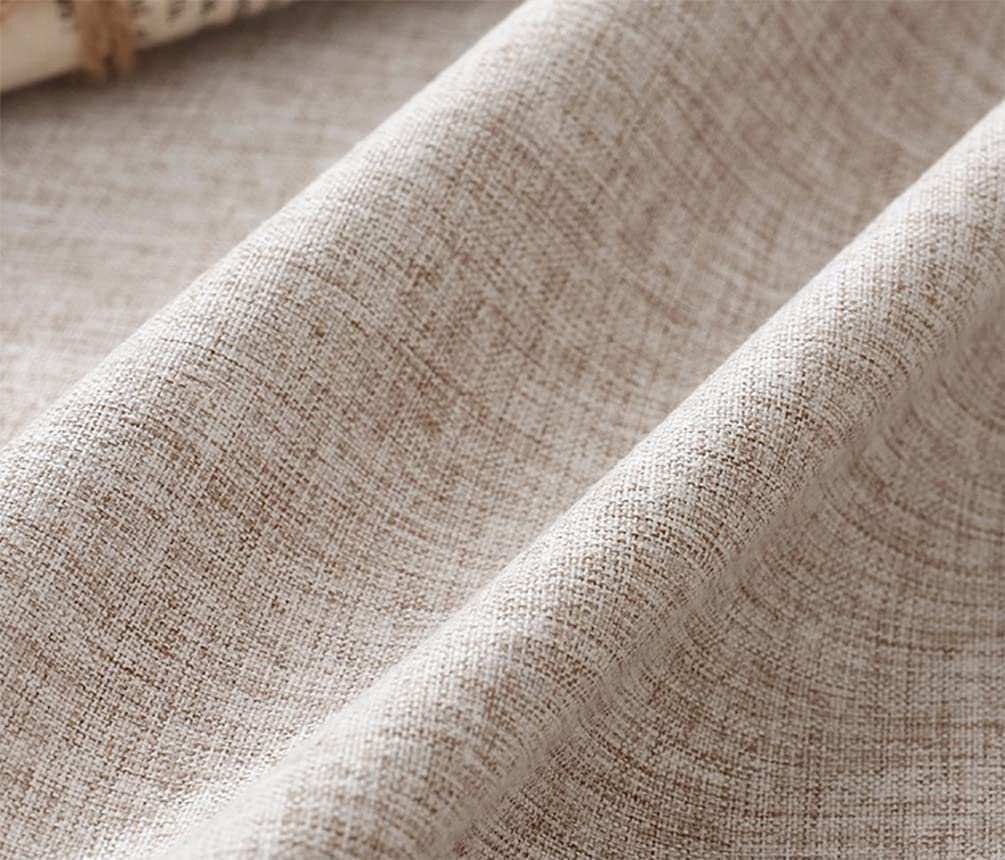 Fennco Styles Woven Solid Color Scalloped Tablecloth