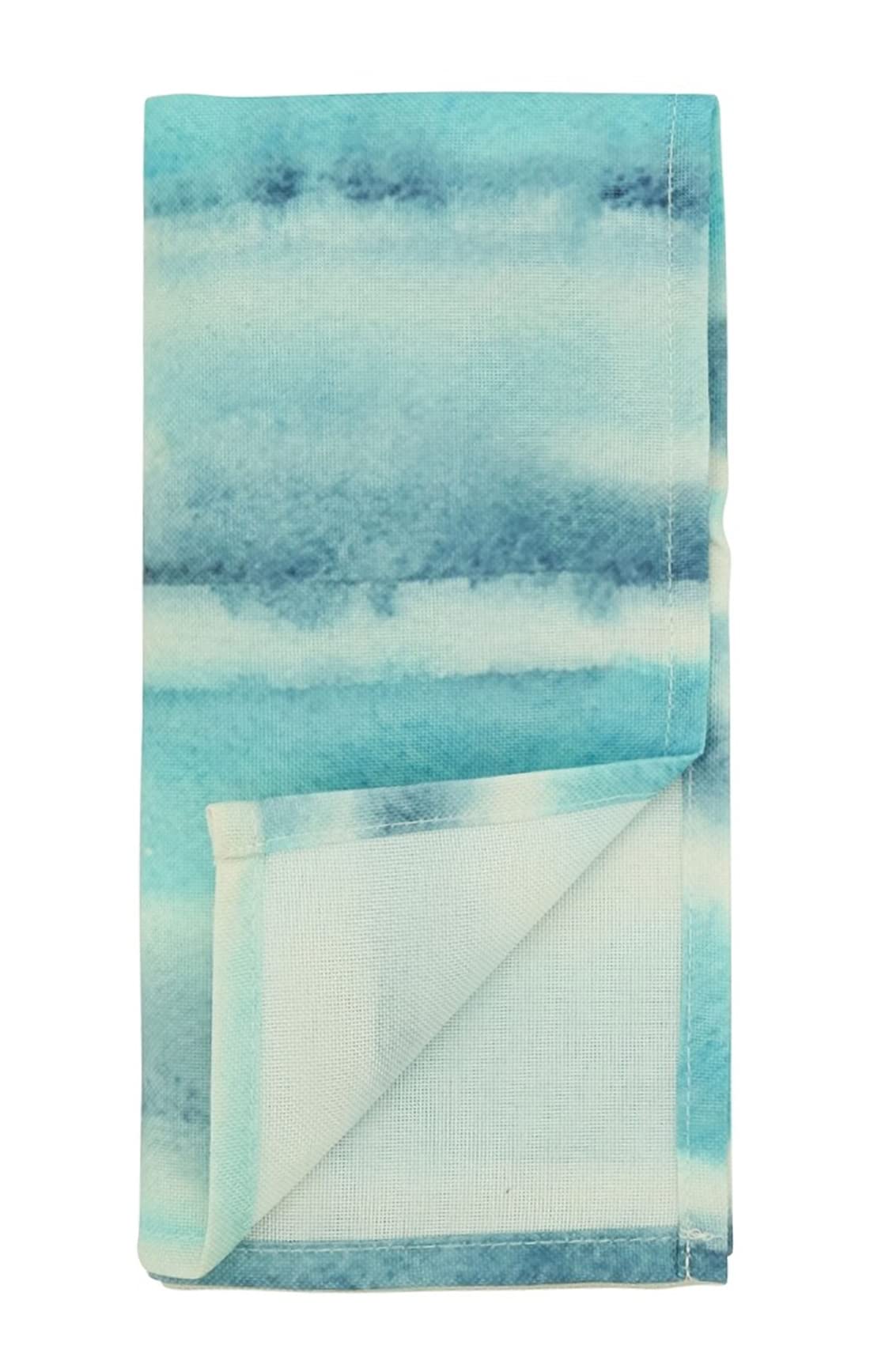 Fennco Styles Soft Watercolor Design Table Runner 16 x 70 Inch – Blue Table Cover for Home Décor, Dining Table, Banquets, Holidays and Special Events