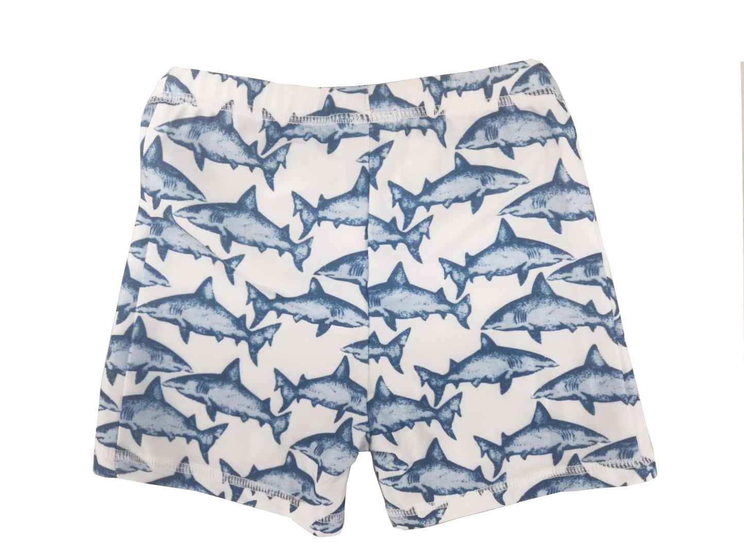 stylesilove Toddler Kid Boys Playful Shark Printed Swim Shorts Quick Dry Bathing Suit Beach Pool Swim Trunks