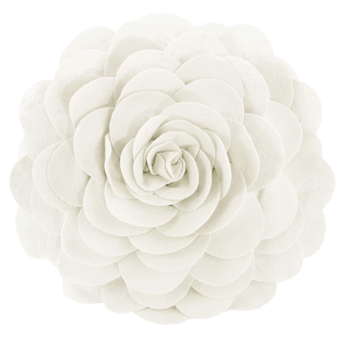 Fennco Styles Eva's Flower Garden Decorative Filled Throw Pillow 16" Round - Floral Accent Pillow for Home, Couch, Bed, Living Room, Holiday and Office Décor