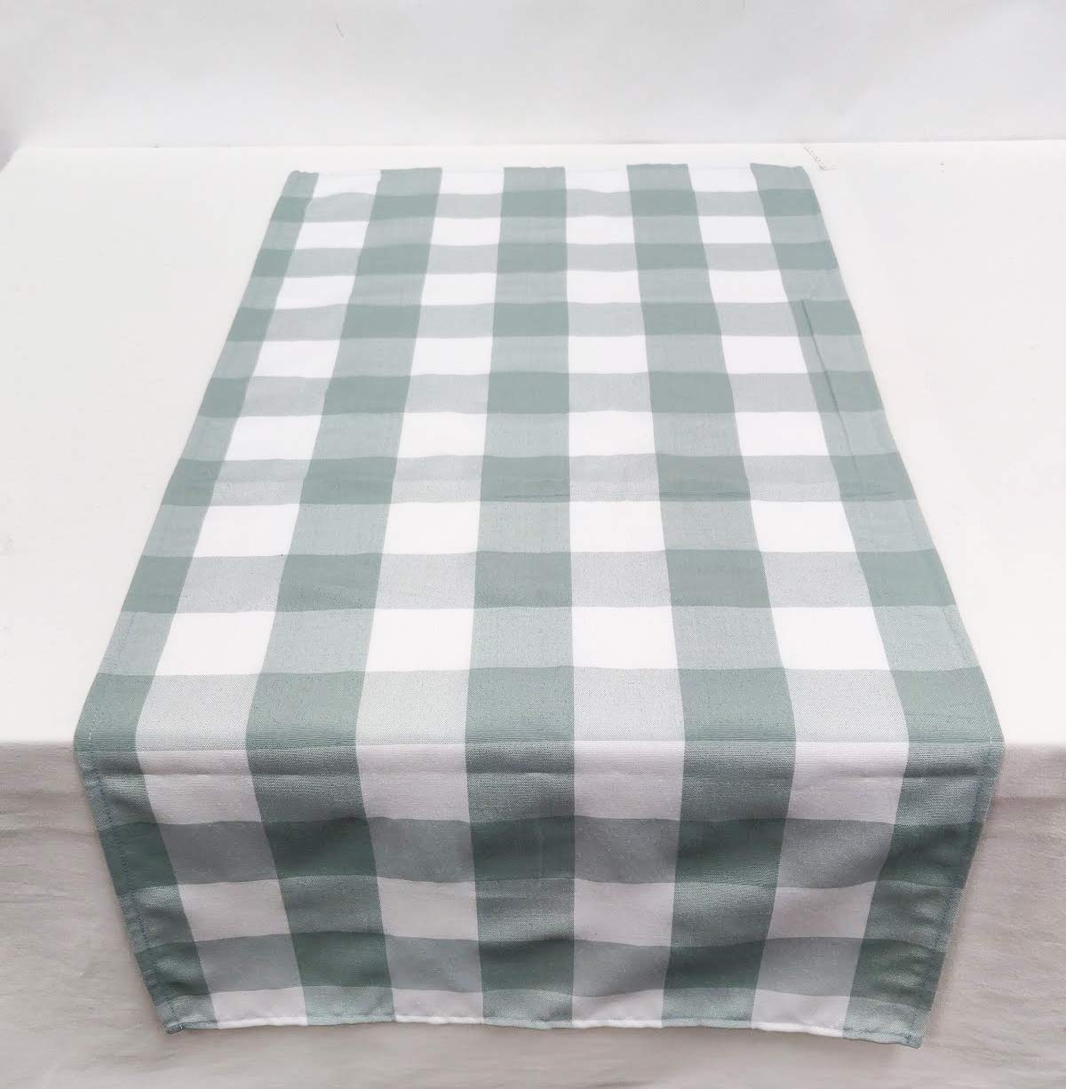 Fennco Styles Buffalo Check Design Table Runner - Handmade in USA - Plaid Rustic Table Cover for Everyday Use, Banquet, Holiday, Family Gathering and Special Occasion