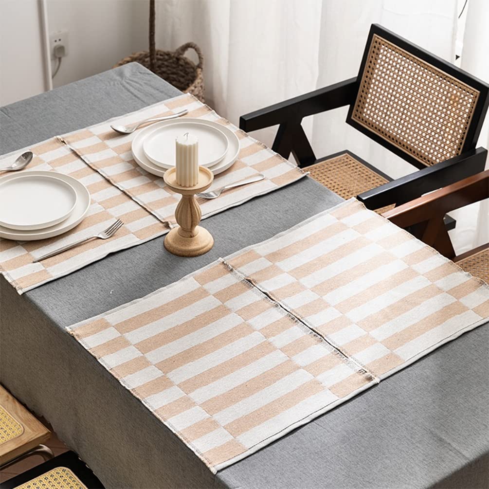 Fennco Styles Reversible Woven Geometric Table Runner 14”W x 71”L - Black Textured Table Cover for Home, Dining Table Décor, Banquets, Holidays