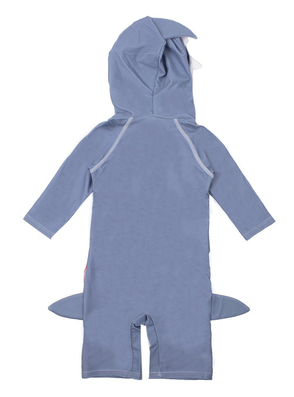 stylesilove Little Boy Shark Costume One-Piece Swimsuit Grey Rash Guard Beachwear Bathing Suit
