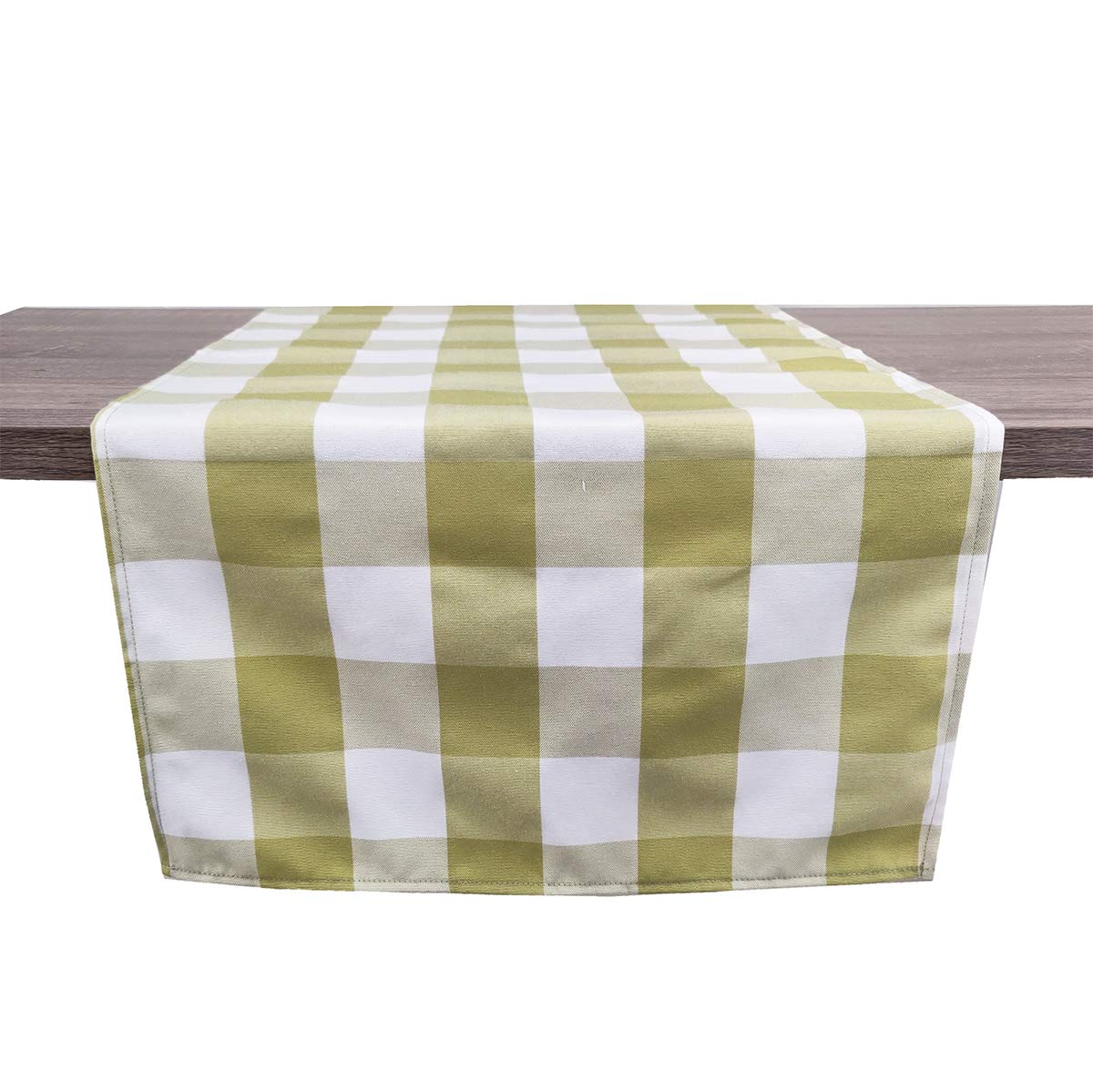 Fennco Styles Buffalo Check Design Table Runner - Handmade in USA - Plaid Rustic Table Cover for Everyday Use, Banquet, Holiday, Family Gathering and Special Occasion