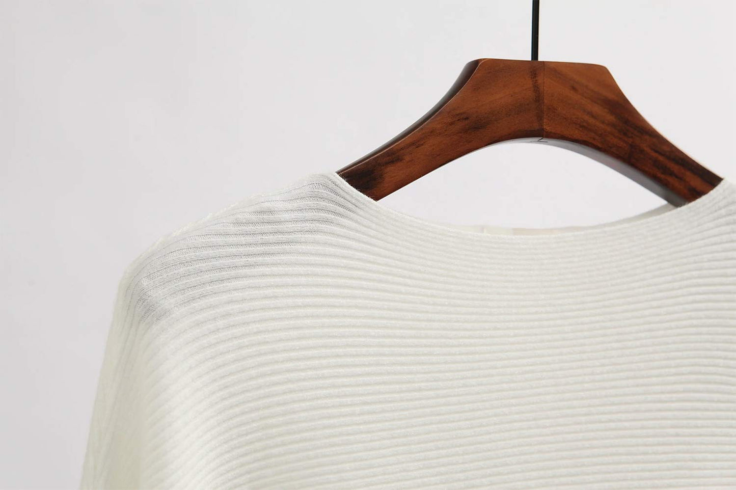 Styles I Love Women Autumn Winter Boat Neck Batwing Sleeve Pullover Knitted Sweater Long Sleeve Loose Top