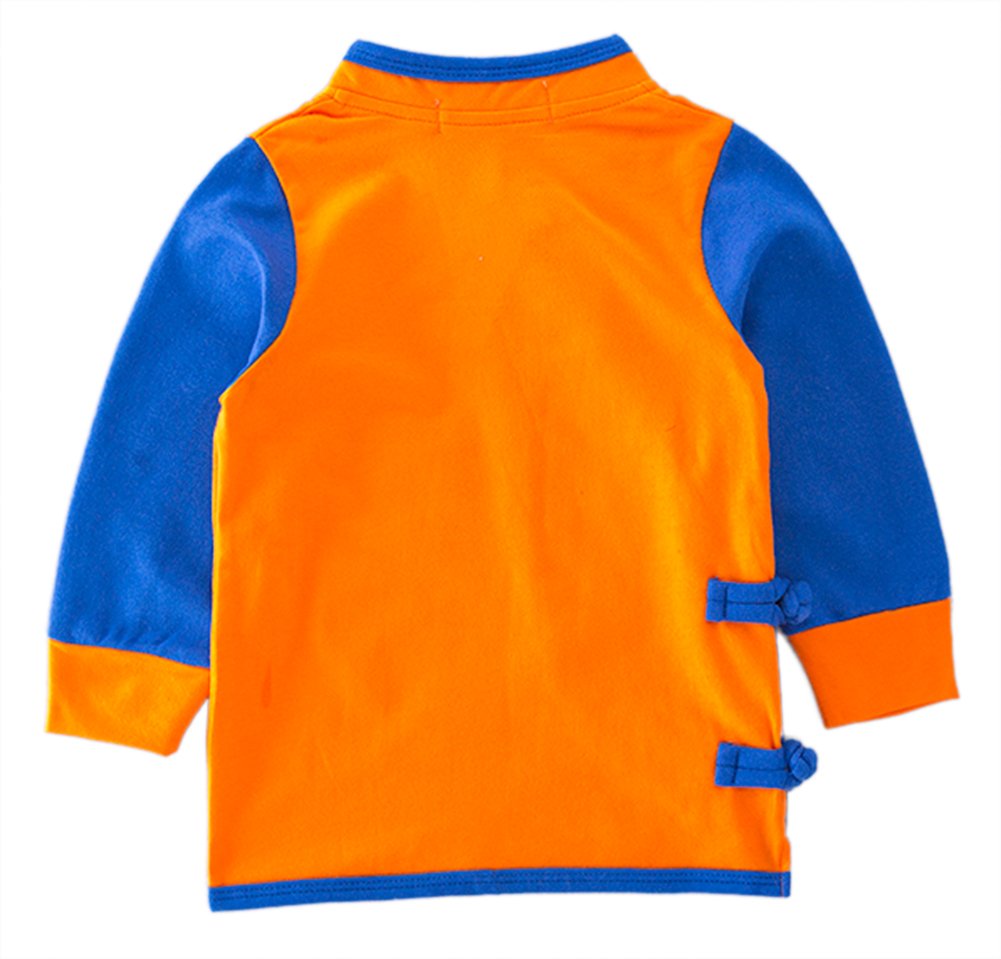 stylesilove Young Kids Baby Boys Traditional Asian Inspired Long Sleeved Top Sweatshirt, 3 Designs