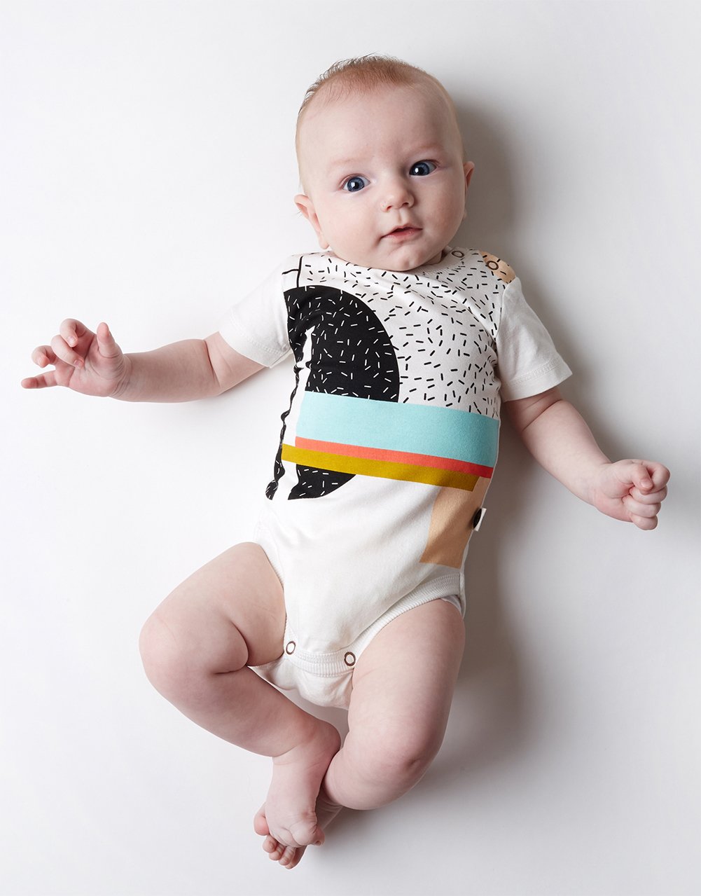 stylesilove Cute Character Baby Boy Short-Sleeve Jumpsuit