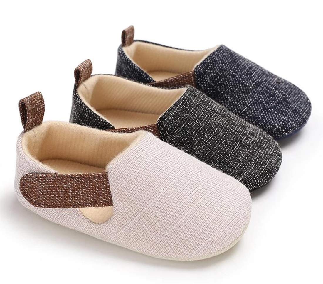 stylesilove Infant Baby Girl Casual Loafers Soft Soled Crib Shoes Anti-Slip Pre-Walker Shoes 0-18 M, 3 Colors
