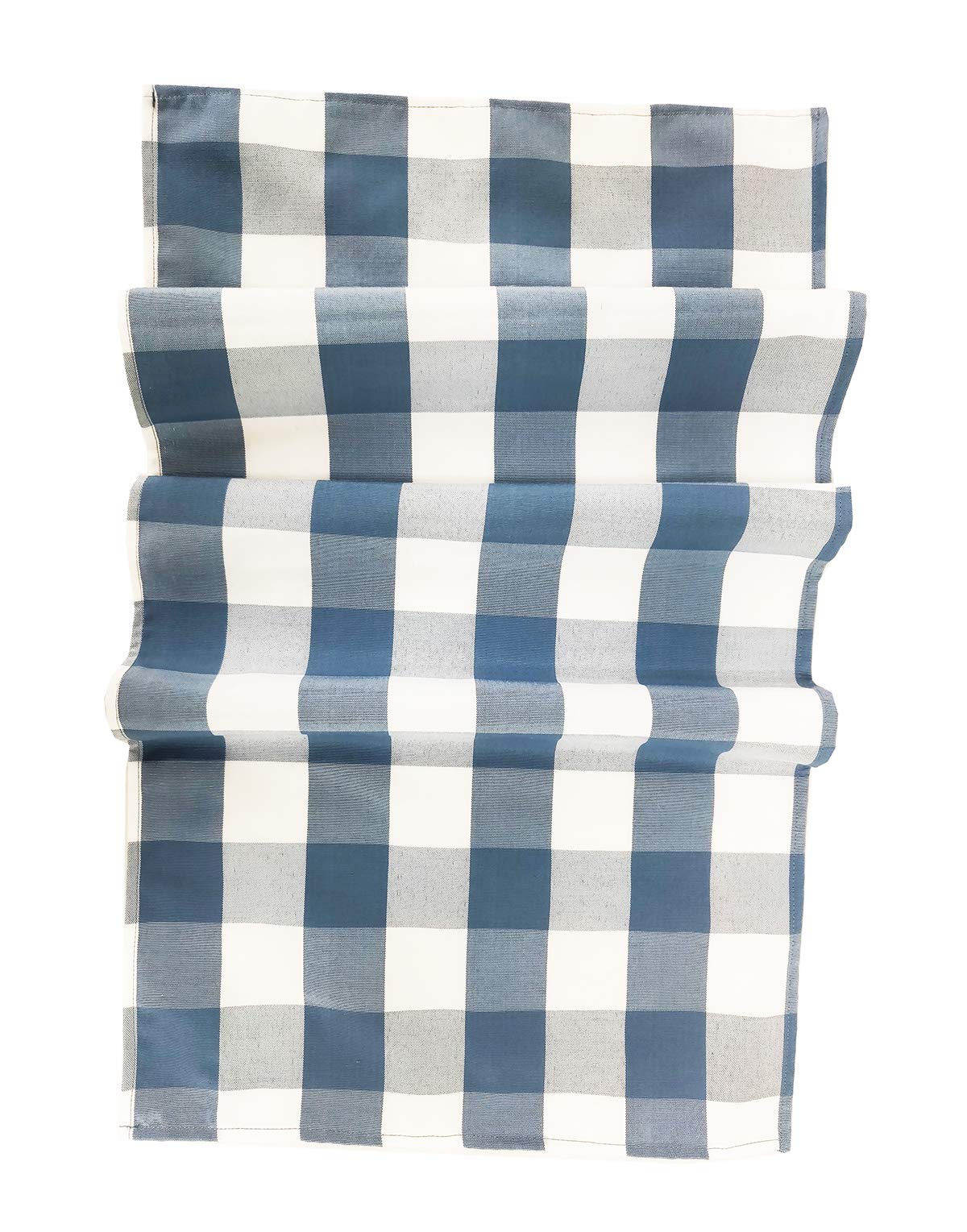 Fennco Styles Buffalo Check Design Table Runner - Handmade in USA - Plaid Rustic Table Cover for Everyday Use, Banquet, Holiday, Family Gathering and Special Occasion