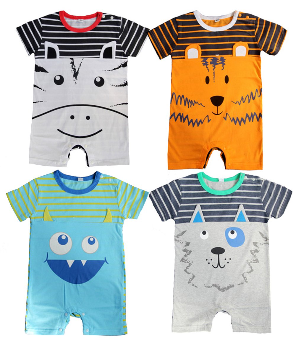 stylesilove Infant Cute Animal Baby Toddler Boy Costume Jumpsuit