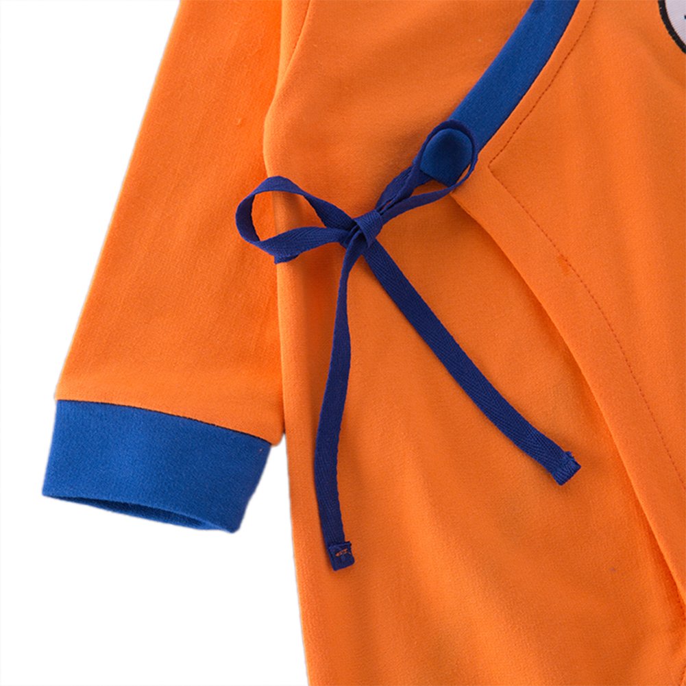 stylesilove Baby Toddler Boys Asian Inspired Long Sleeves Costume Romper