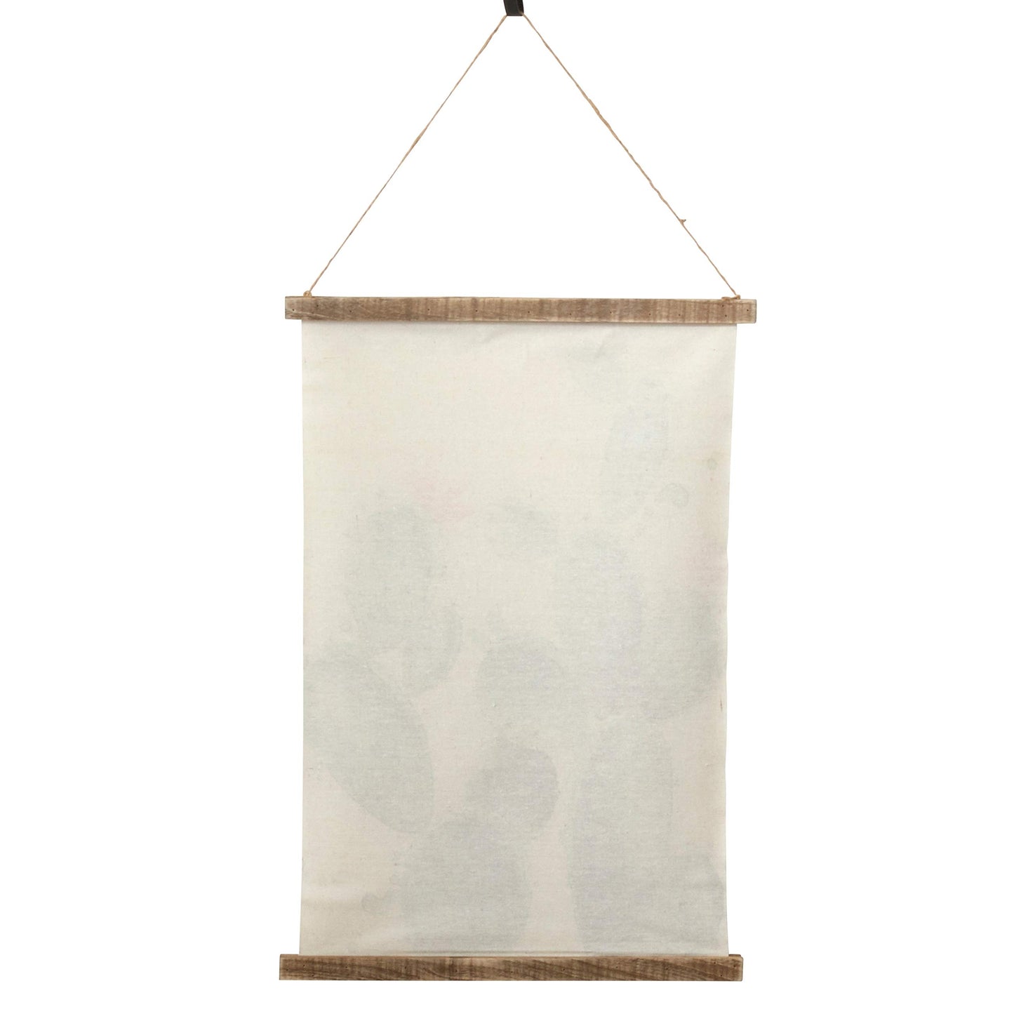 Fennco Styles Cactus Canvas Wall Hanging Art 100% Pure Linen Home Décor Wall Art for Apartments Restaurants Offices Living Room Bedroom Decorations, 19" W x 28" L