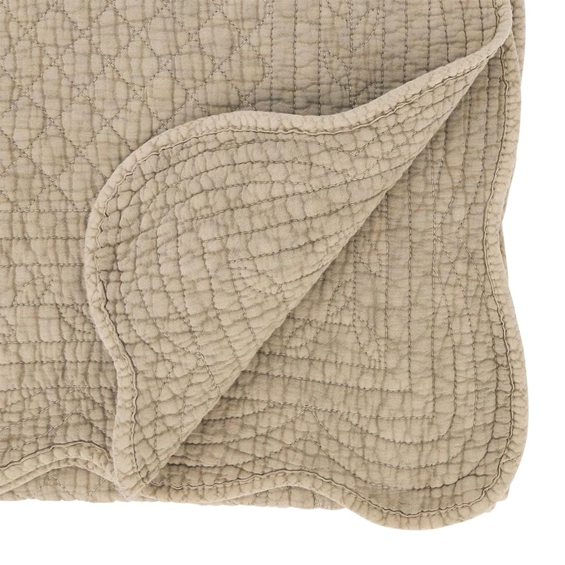 Fennco Styles Quilted Table Runner 16" W x 72" L - 100% Cotton Woven Table Cover for Home Décor, Dining Table, Banquets, Family Gathering,s and Special Events