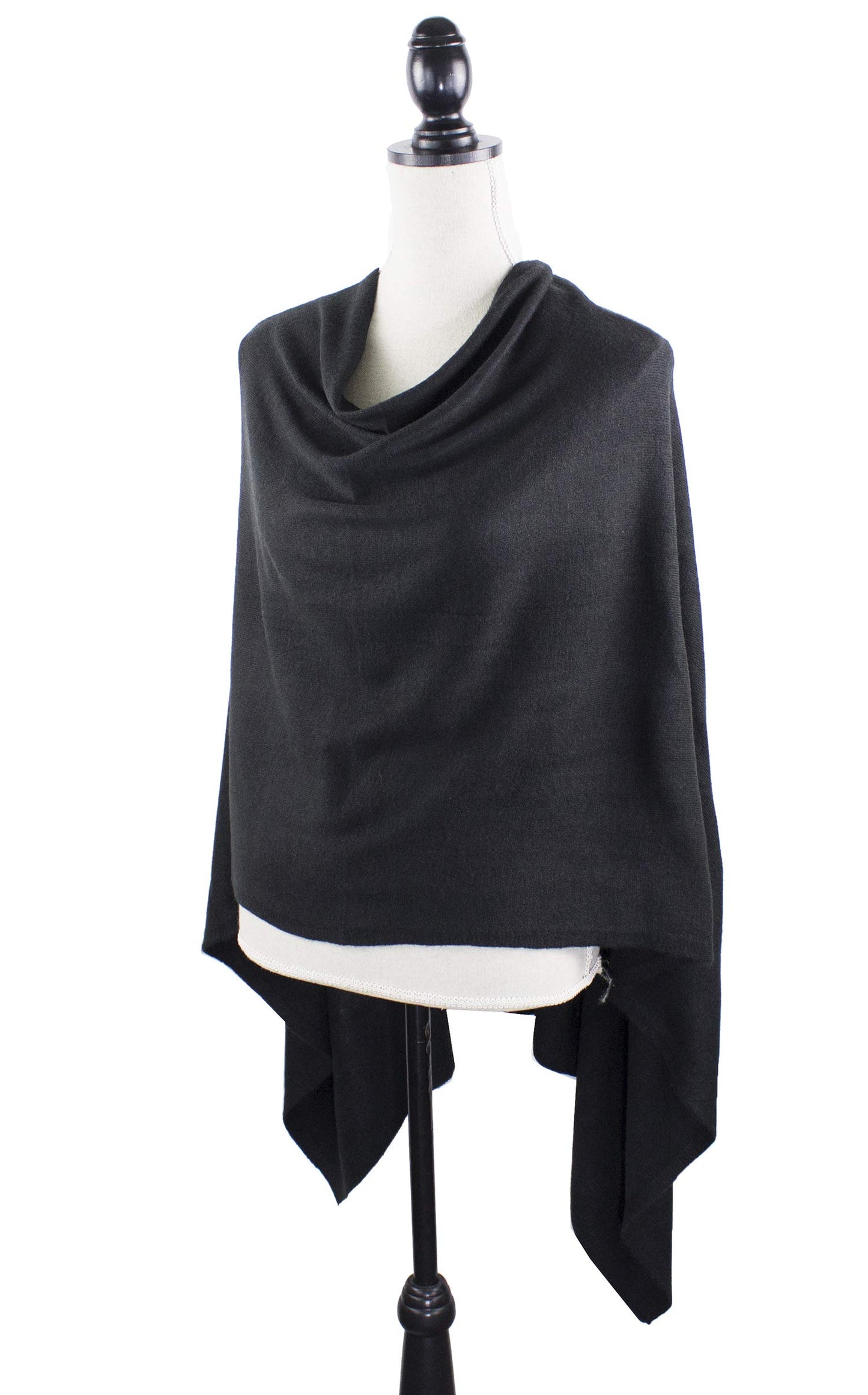 stylesilove Women Ultra Soft Knit Poncho Sweater Pullover Cardigan Lightweight Wrap Topper for All Season