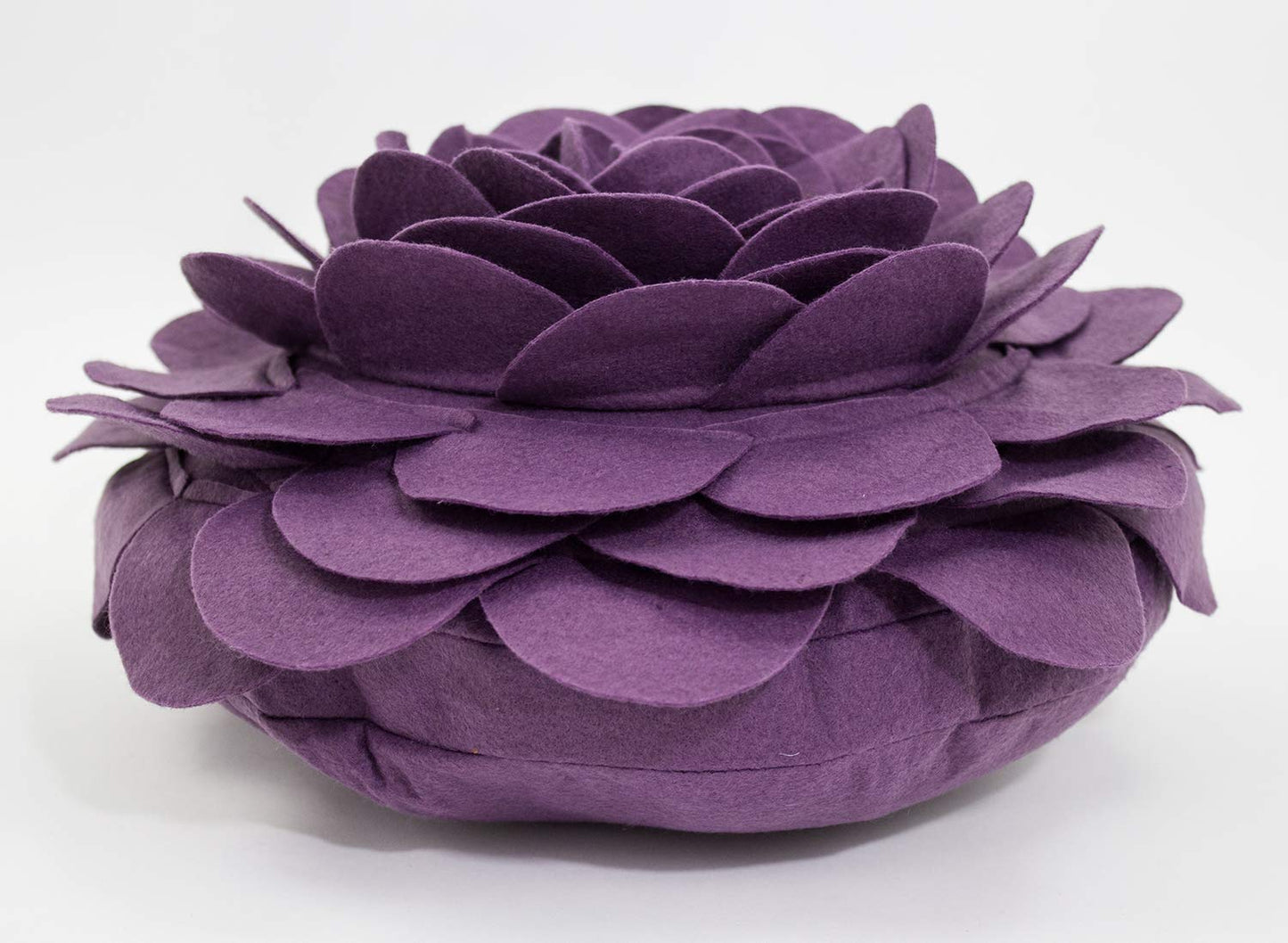 Fennco Styles Eva's Flower Throw Pillow 13" Round - Cute Flower Shaped Decorative Filled Floral Accent Pillow for Home, Couch, Bed, Sofa, Living Room