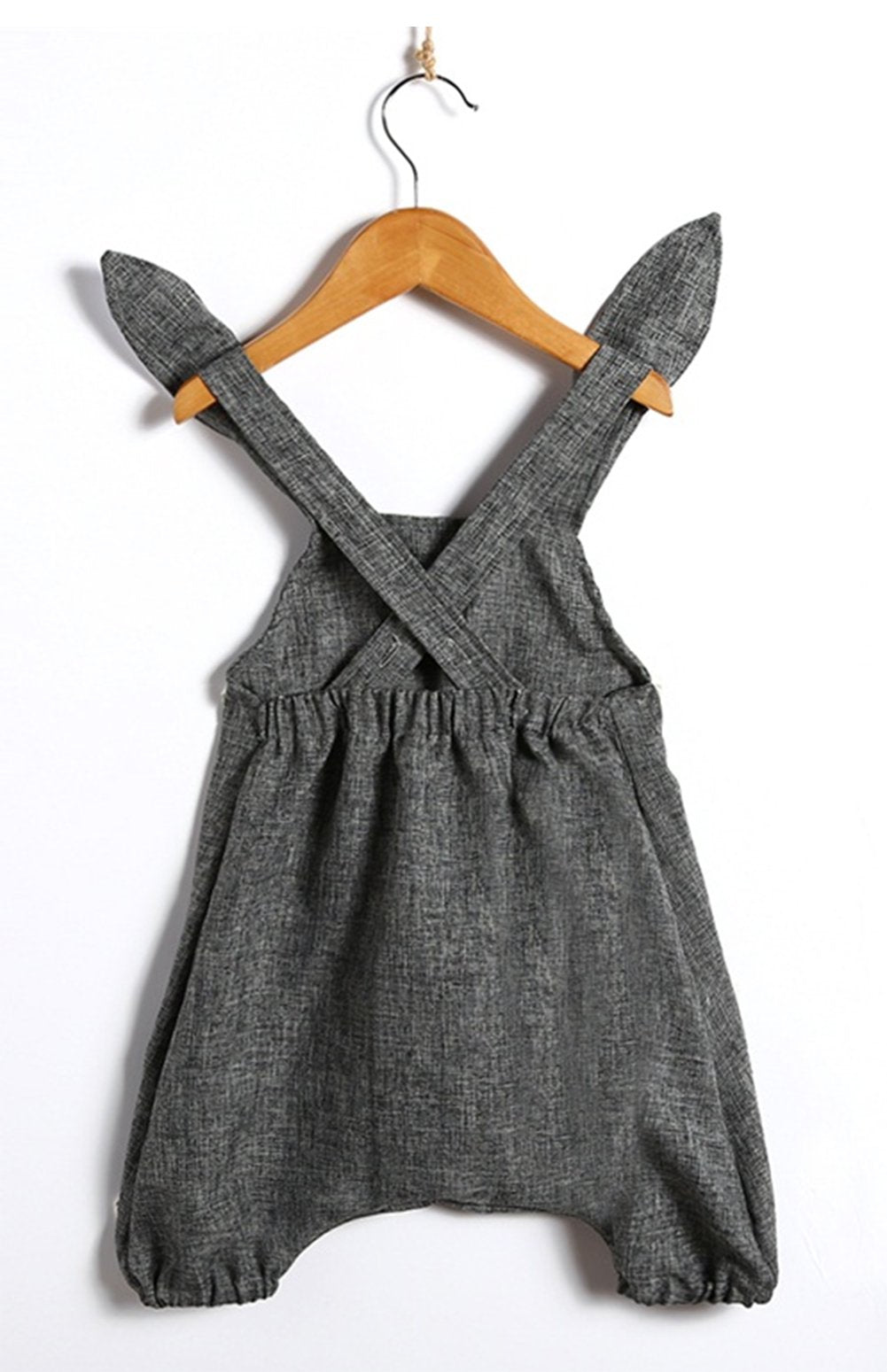 stylesilove Baby Boy Baby Girl Bunny Ears Harem Pants Suspender Romper Skirt