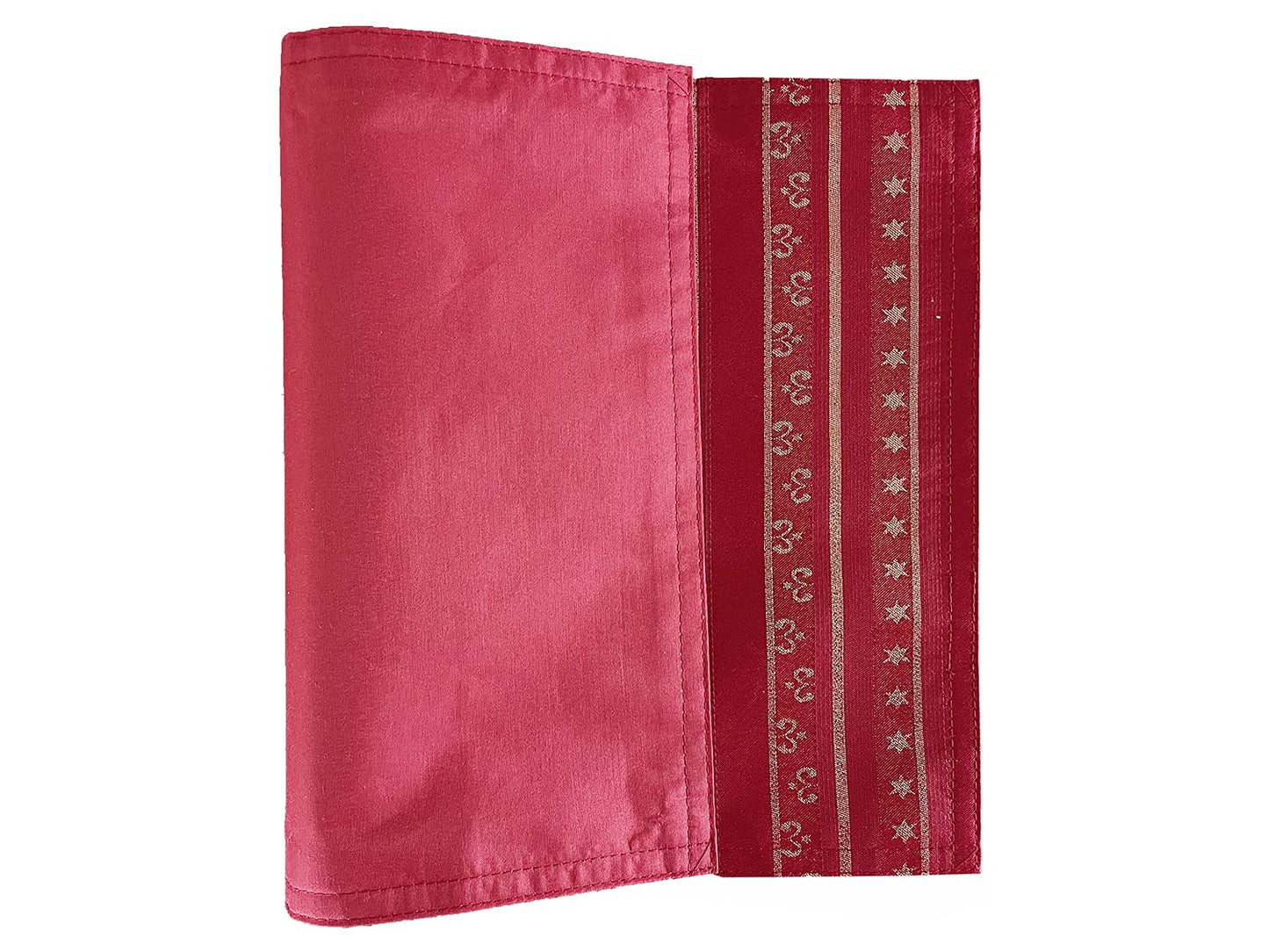 Fennco Styles Holiday Snowflake Printed Table Runner 16" W x 54" W - Red Woven Table Cover for Home Décor, Banquet, Family Gathering, Christmas, Special Occasion