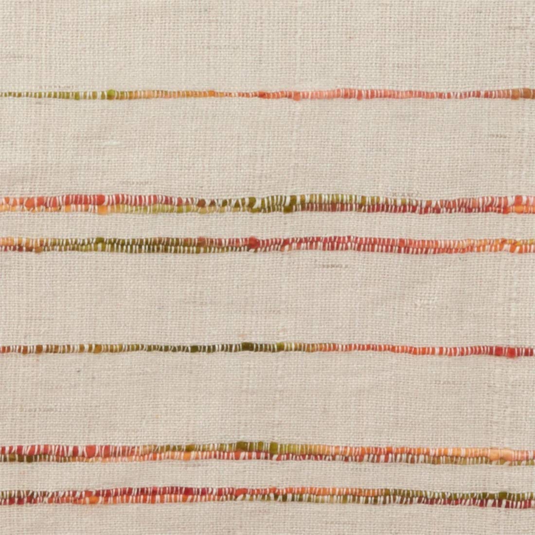 Fennco Styles Textured Woven Line Cotton Table Runner 16" W x 72" L - Natural Casual Table Cover for Home Décor, Dining Table, Banquet, Family Gathering, Everyday Use and Special Occasion