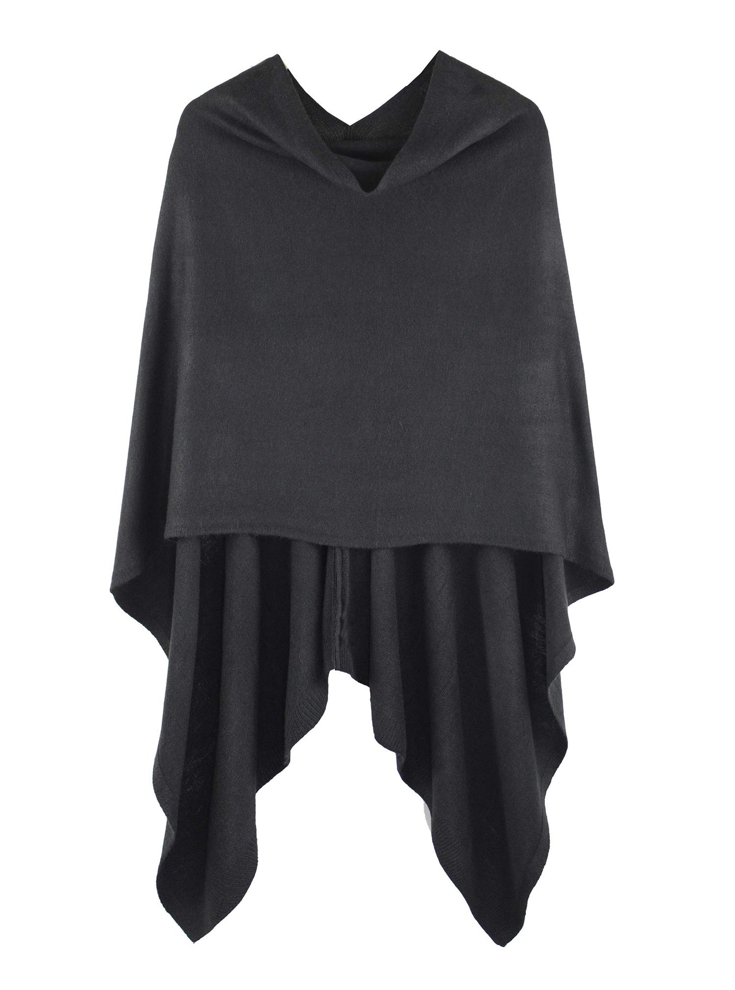 stylesilove Women Ultra Soft Knit Poncho Sweater Pullover Cardigan Lightweight Wrap Topper for All Season