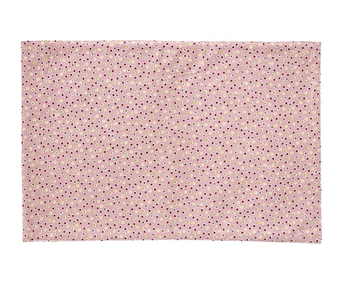 Fennco Styles Reversible Design Cotton Blend Placemats 12" W x 18" L, Set of 4 - Printed Decorative Table Mats for Home Decor, Dining Table, Banquets and Special Events