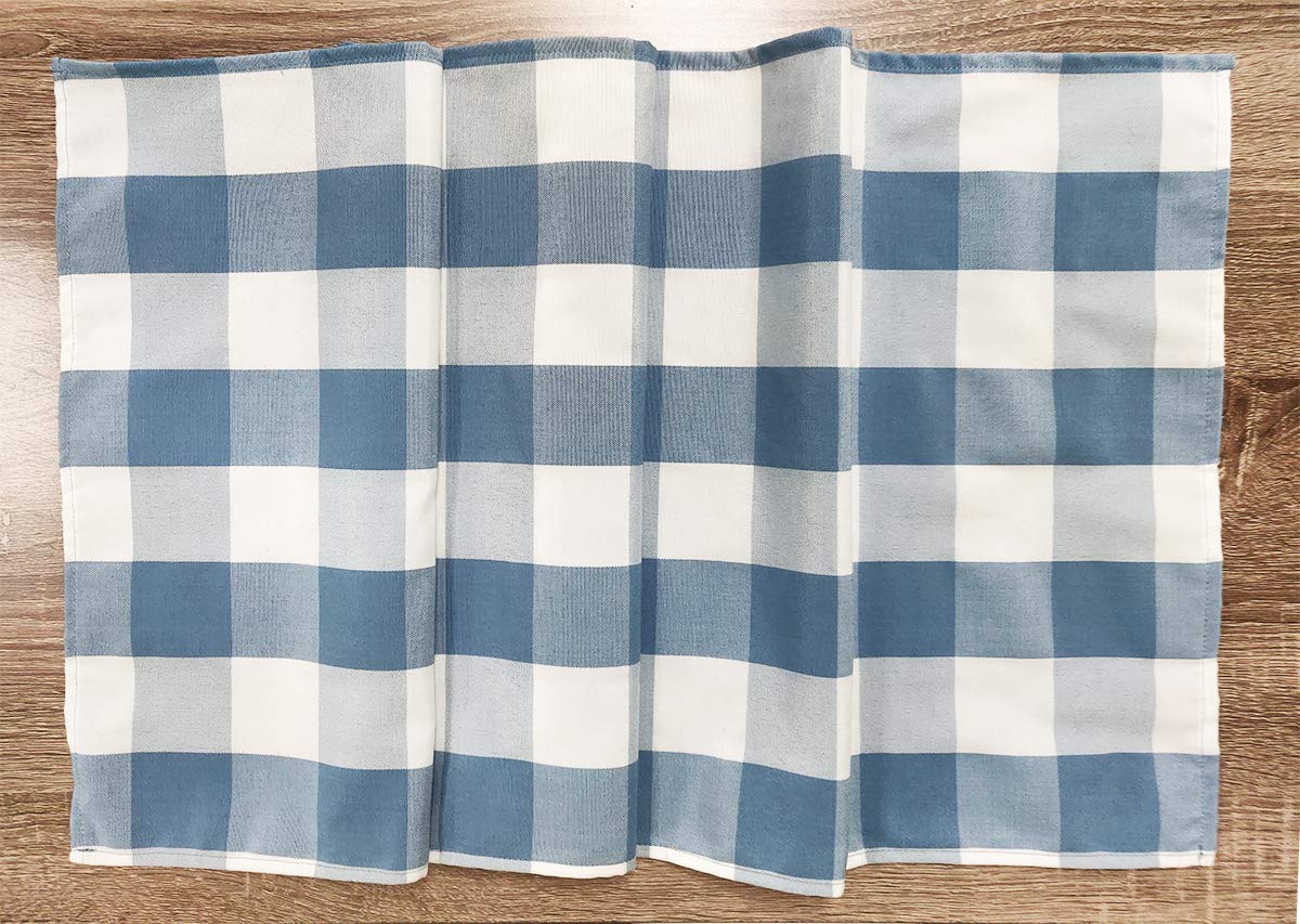 Fennco Styles Buffalo Check Design Table Runner - Handmade in USA - Plaid Rustic Table Cover for Everyday Use, Banquet, Holiday, Family Gathering and Special Occasion
