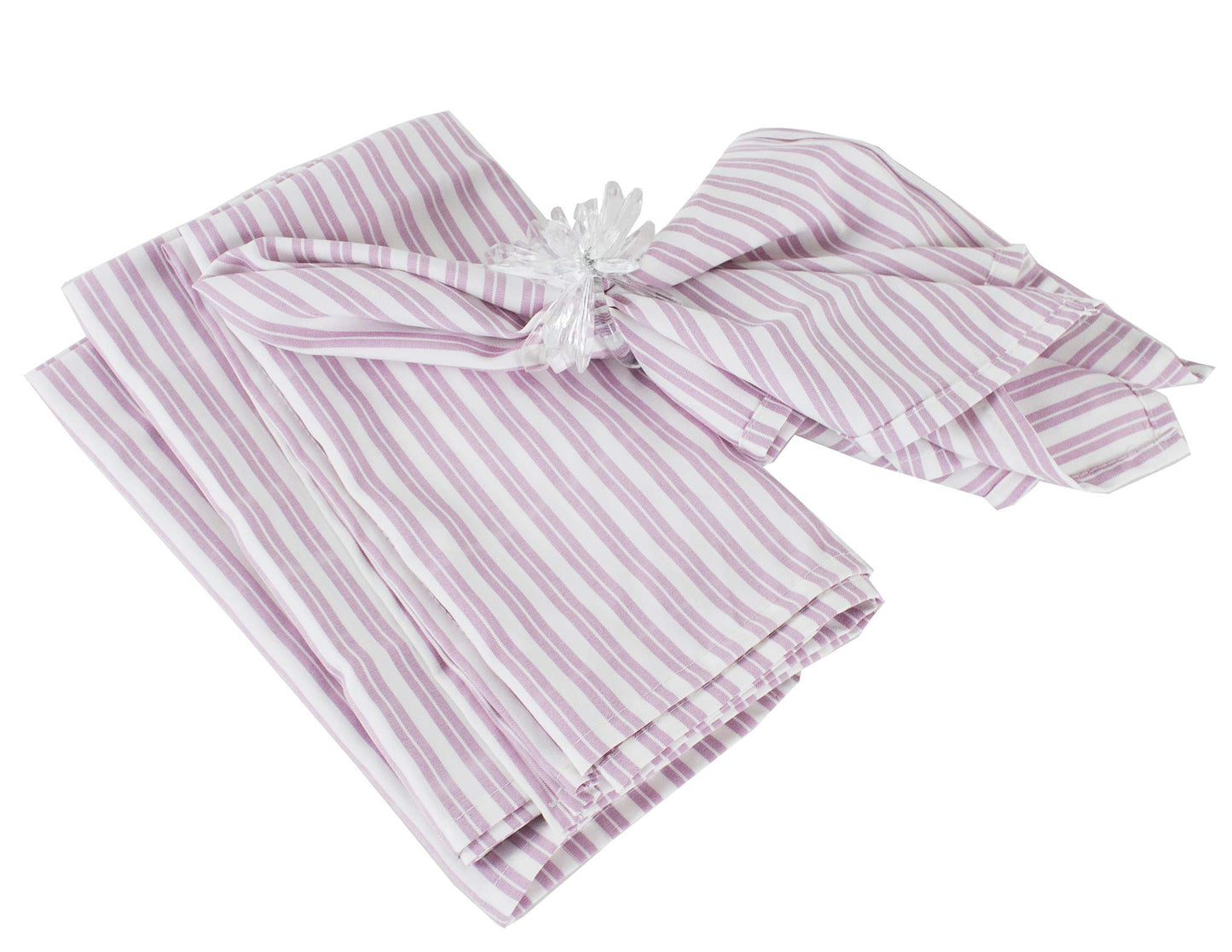 Fennco Styles Classic Striped Tablecloth for Everyday Use, Family Gathering, Special Events and Home Décor