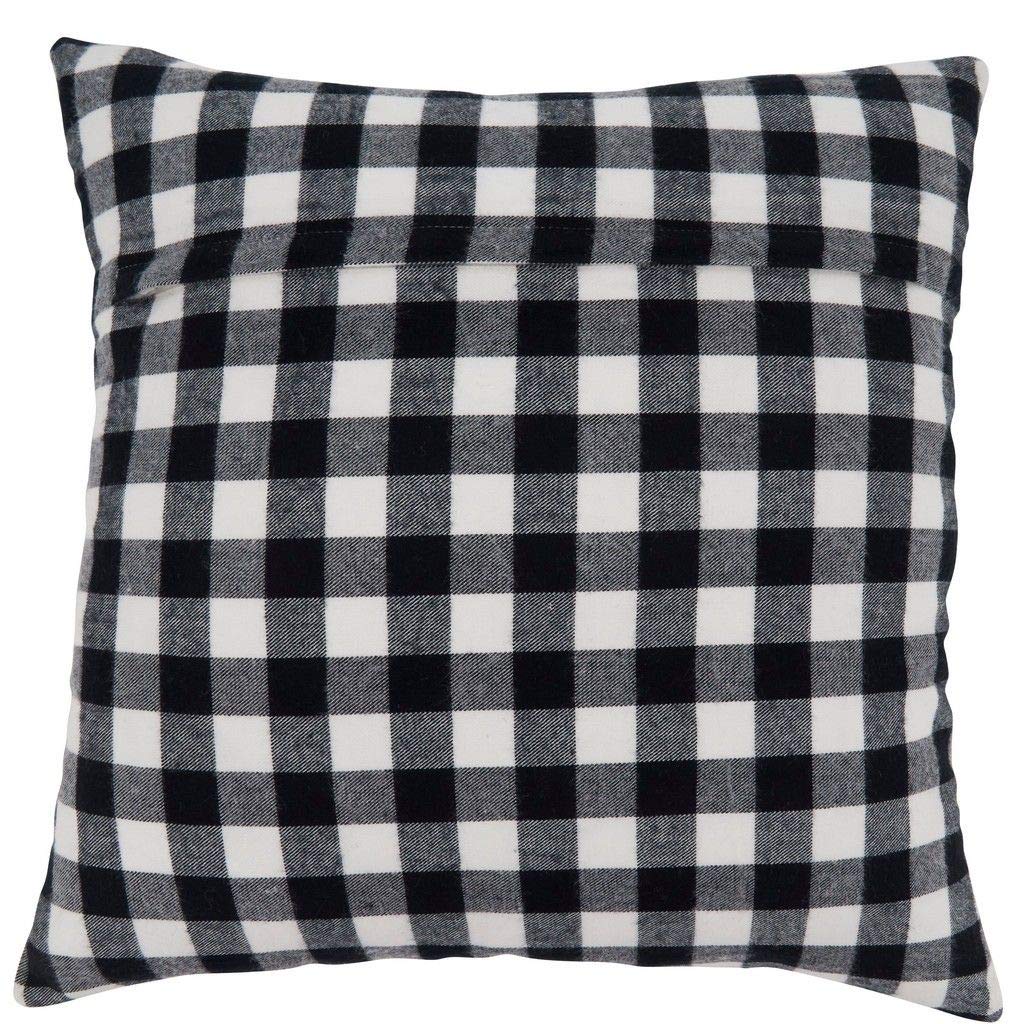 Fennco Styles Buffalo Plaid Christmas Collection Decorative Throw Pillow - Holiday Cushion for Home Décor, Couch, Living Room, Bedroom