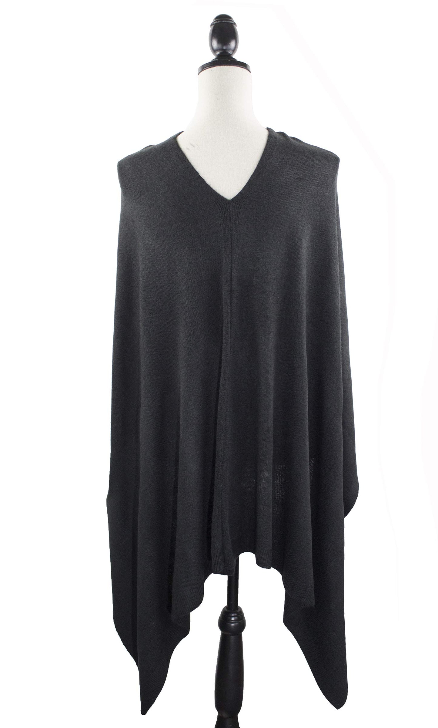 stylesilove Women Ultra Soft Knit Poncho Sweater Pullover Cardigan Lightweight Wrap Topper for All Season