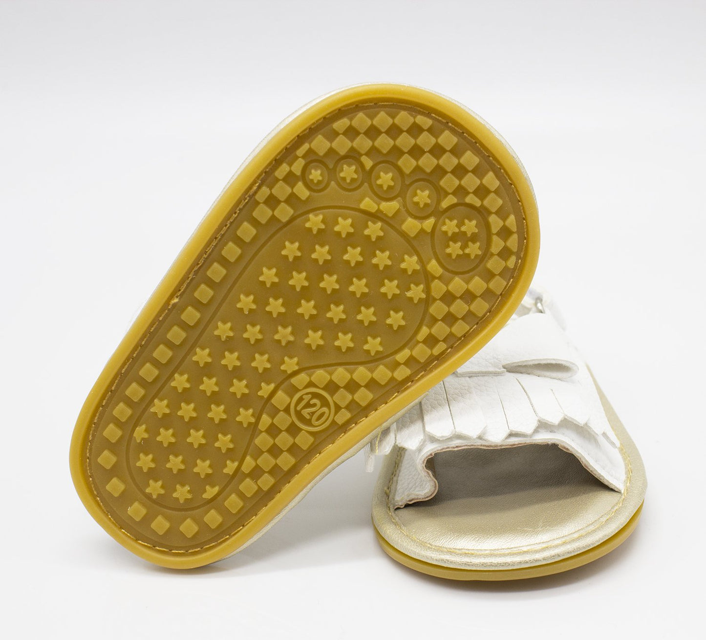 stylesilove Summer Baby Toddler Girls Leatherette Tassel Crib Shoes Moccasins Sandals
