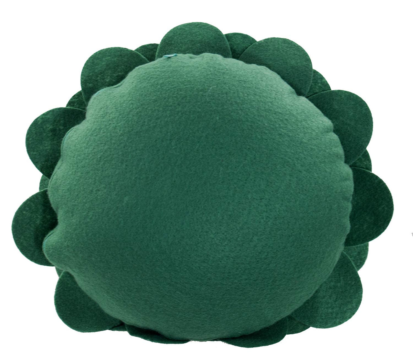 Fennco Styles Eva's Flower Throw Pillow 13" Round - Cute Flower Shaped Decorative Filled Floral Accent Pillow for Home, Couch, Bed, Sofa, Living Room