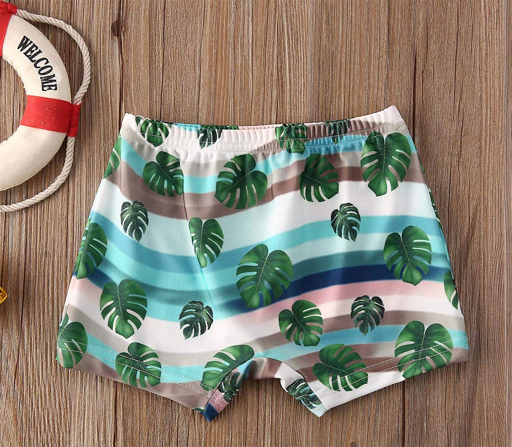 Styles I Love Baby Toddler Boys Tropical Print Swim Shorts Bathing Suit Beach Pool Boy Swim Trunks