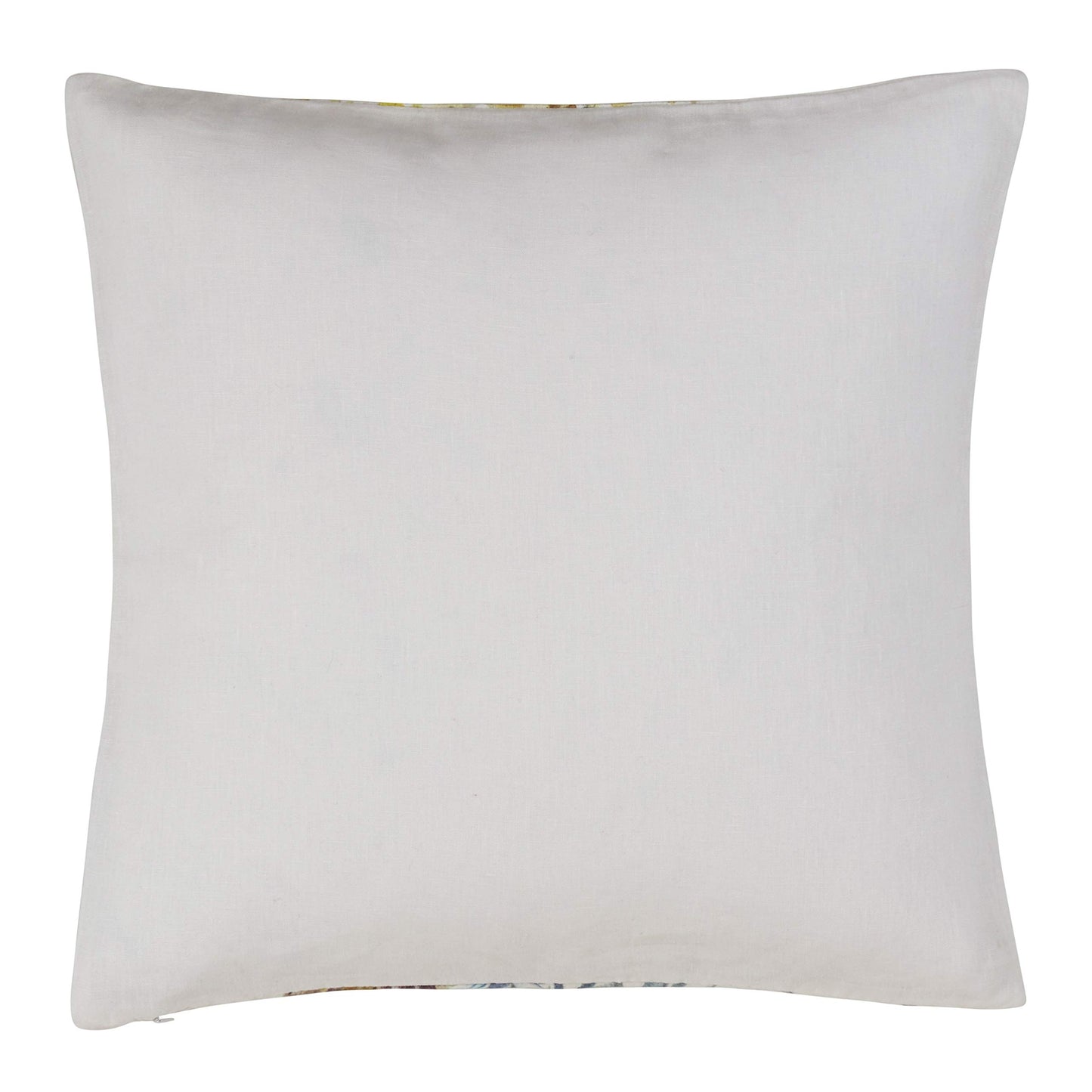 Fennco Styles Watercolor Tropical Phoenix Birds Down-Filled Linen Throw Pillow - 20"x20"