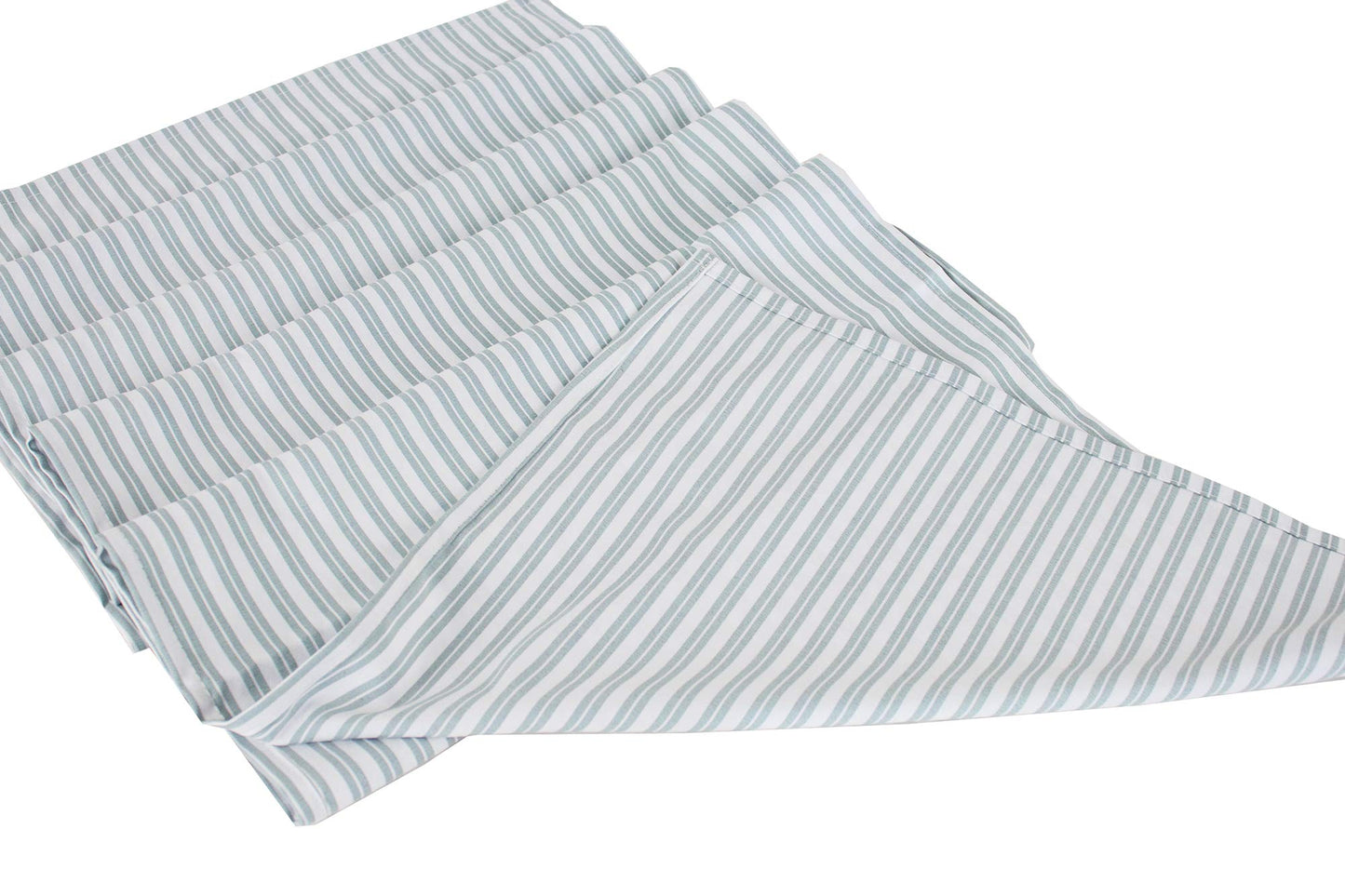 Fennco Styles Classic Striped Tablecloth for Everyday Use, Family Gathering, Special Events and Home Décor