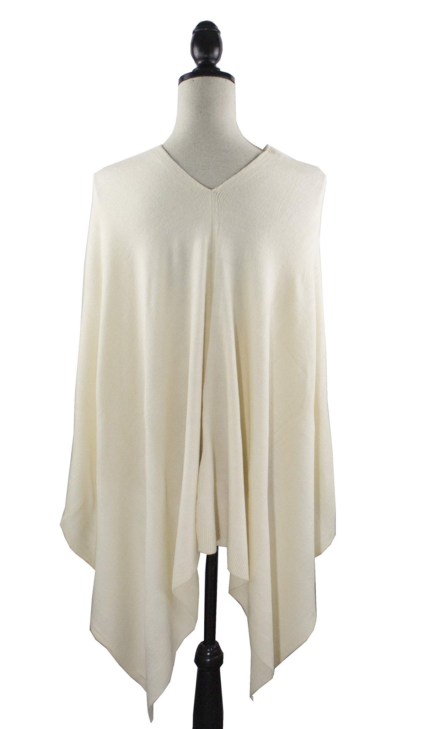 stylesilove Women Ultra Soft Knit Poncho Sweater Pullover Cardigan Lightweight Wrap Topper for All Season