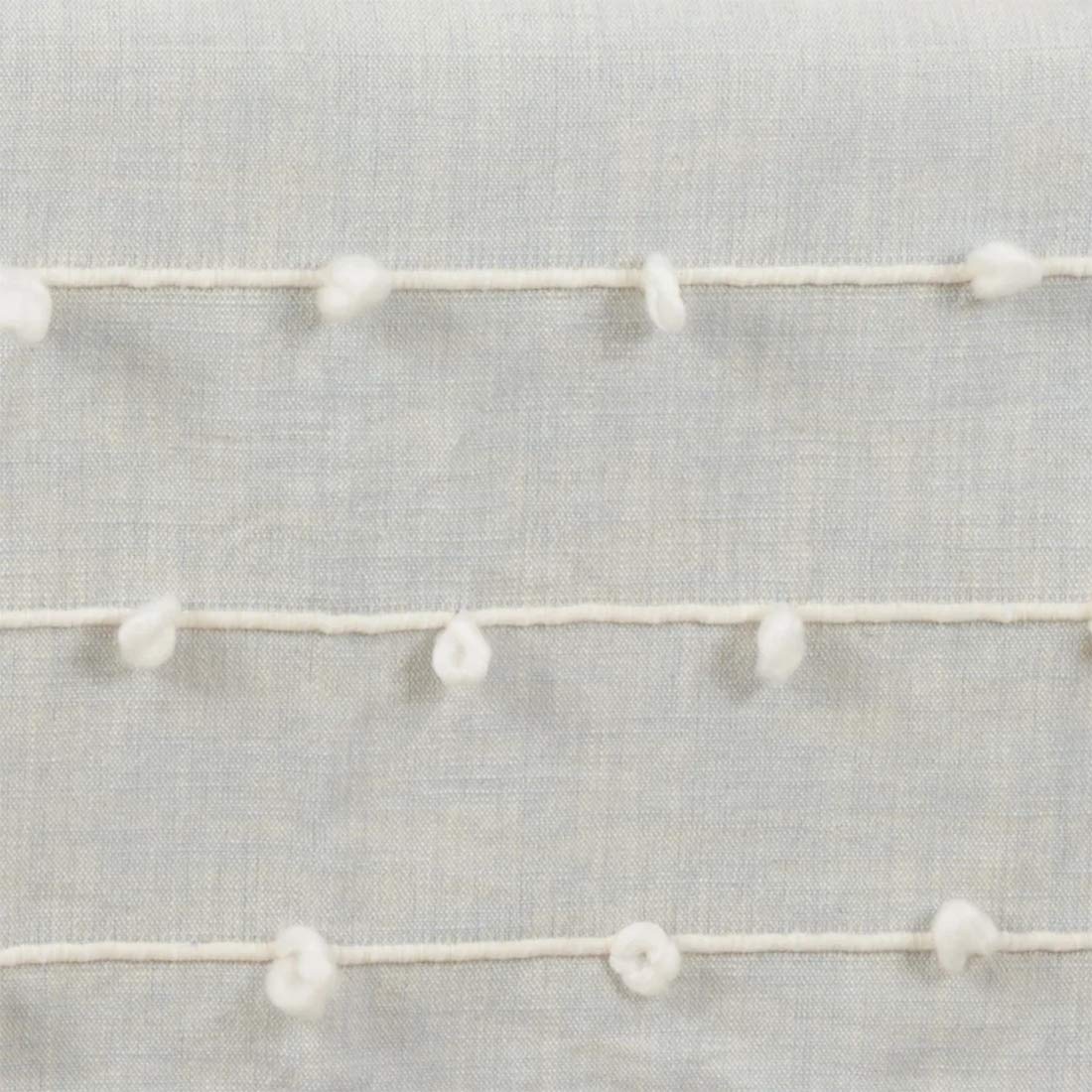 Fennco Styles Knotted Line Design Table Runner 16" W x 72" L - Light Blue Table Cover for Home Décor, Dining Table, Banquet, Family Gathering, Everyday Use and Special Occasion
