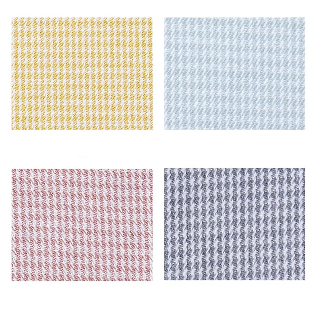 Fennco Styles Modern Houndstooth Design Everyday Tablecloth 40" W X 56" L - Yellow Cotton Blend Tassels Table Cover for Dining Room, Banquets, Holidays, Special Events and Home Décor
