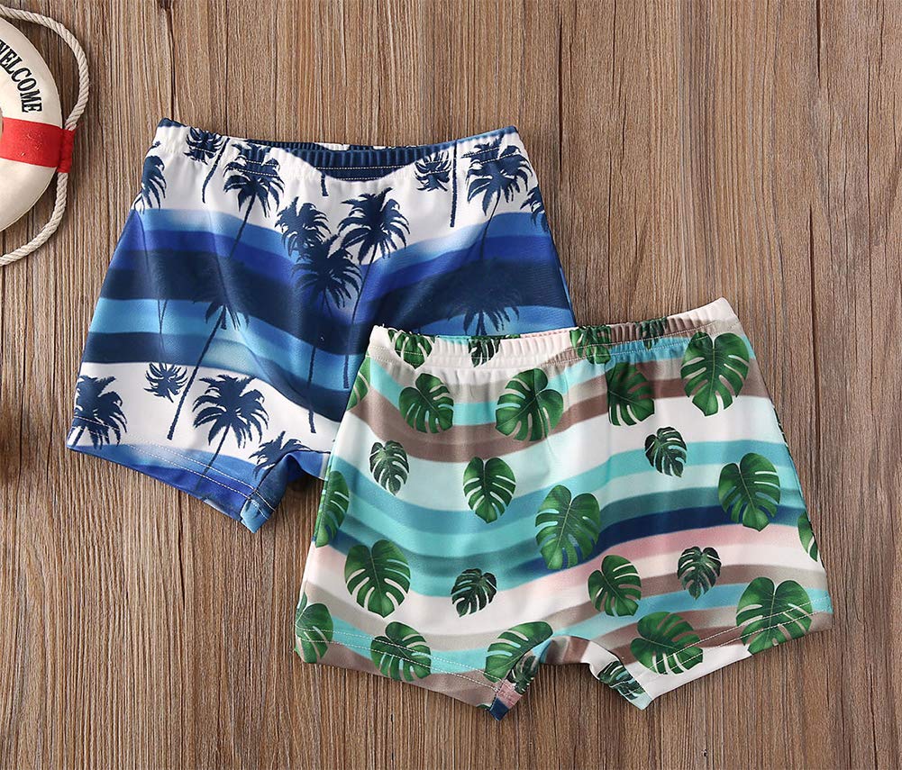 Styles I Love Baby Toddler Boys Tropical Print Swim Shorts Bathing Suit Beach Pool Boy Swim Trunks